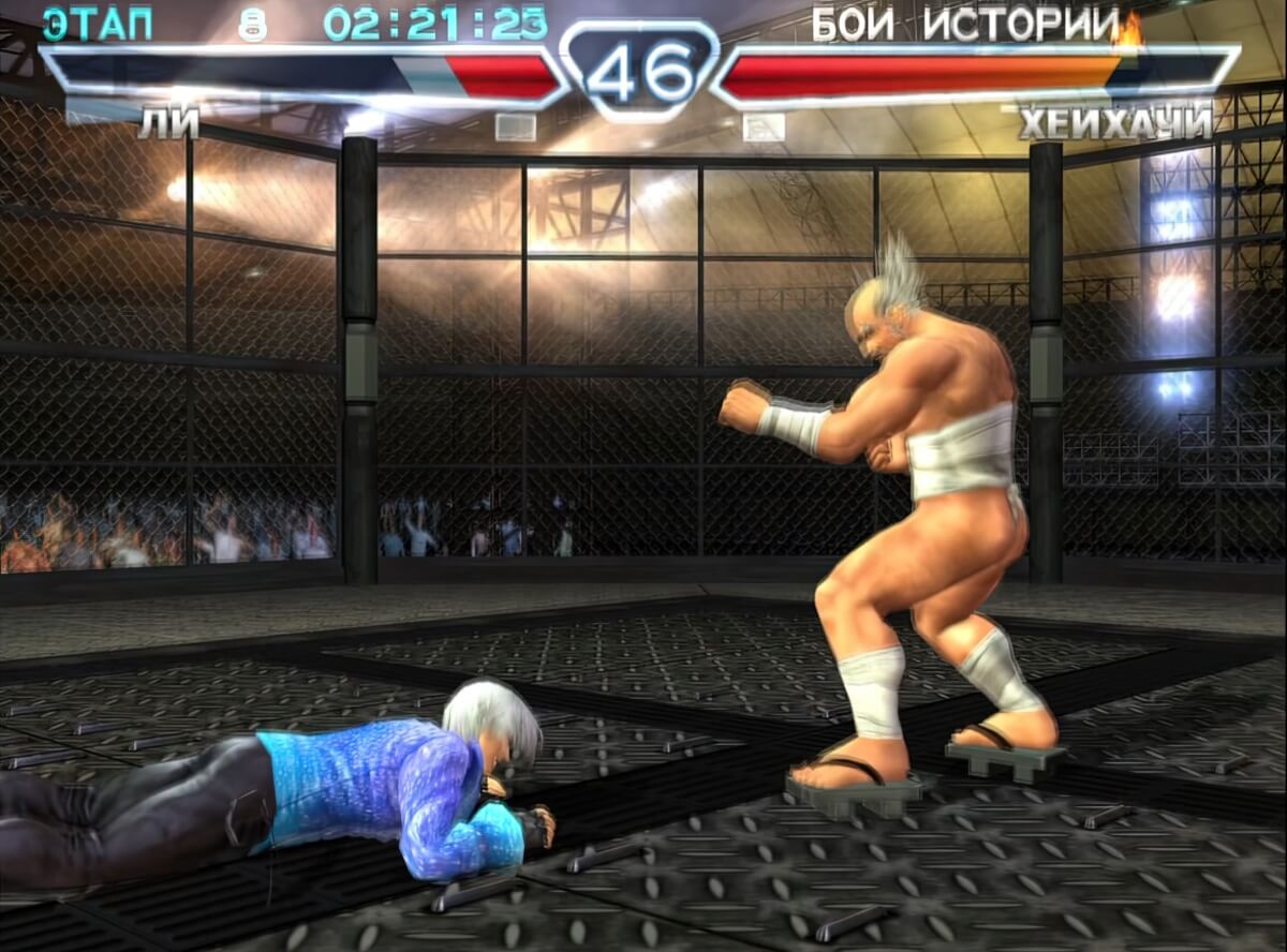 Tekken 4 - геймплей игры на PlayStation 2
